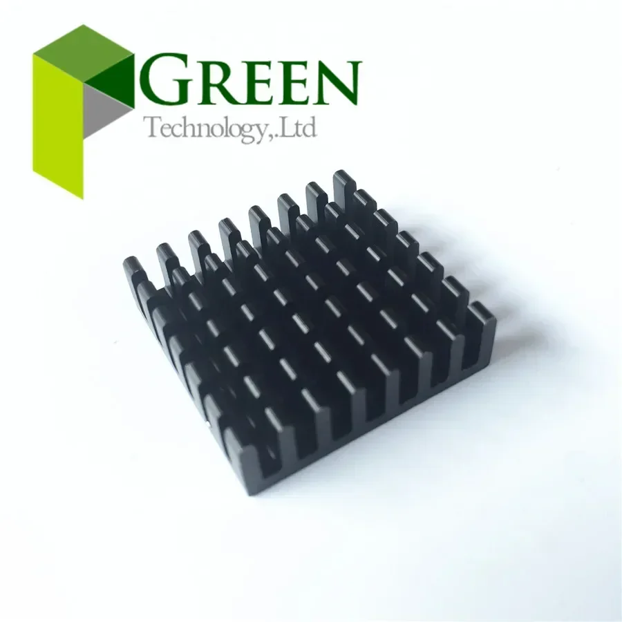 Black  Aluminum 28*28*8MM for Chip Graphics card Cooling Cooler Heatsink Heat Sink 30pcs lot for raspberry pi heatsink kit copper aluminum heatsink for cooling cooler raspberry pi 3 pi 2 pi model b