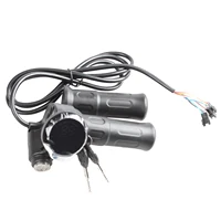 Accélérateur à écran LCD pour vélo électrique/trottinette électrique, poignée d'accélérateur avec écran rond 4