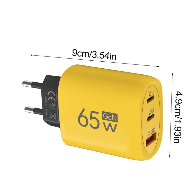 Wall Plugs Fast Charging Block 2 Amp USB Wall Charger Block 12W Type C Fast Charging Block Plug Outlet Splitter For Mobile