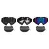 Outdoor Ski Goggles, Sports Cycling Motorcycle Windproof Goggles Bike Off Road Dustproof Glasses Matte Black Frame Snow Goggles 6
