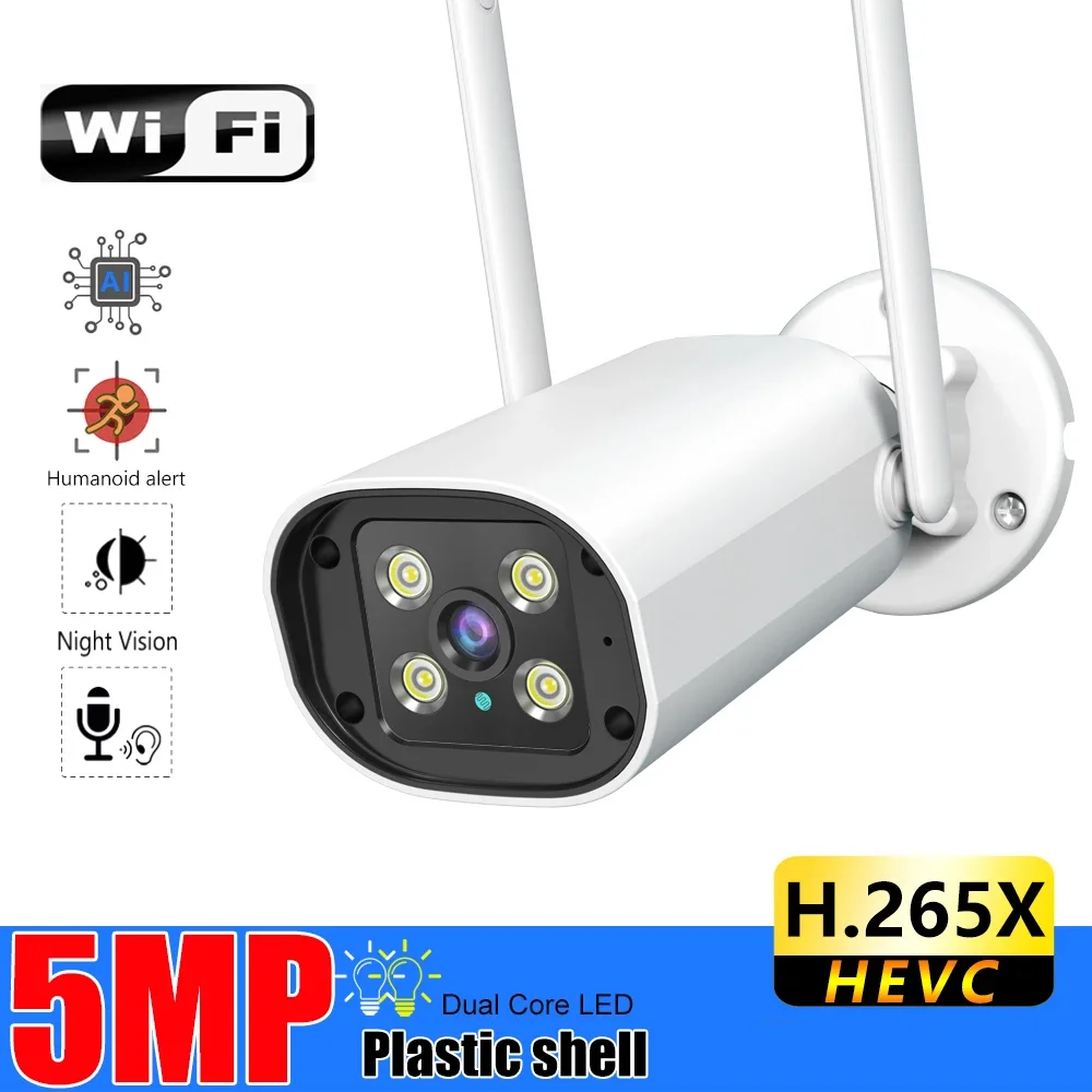 

WiFi IP Camera Security Outdoor Video Surveillance Camera Wifi CCTV Wireless Audio Outdoor Camera Indoor Woterproof HD 3MP 5MP