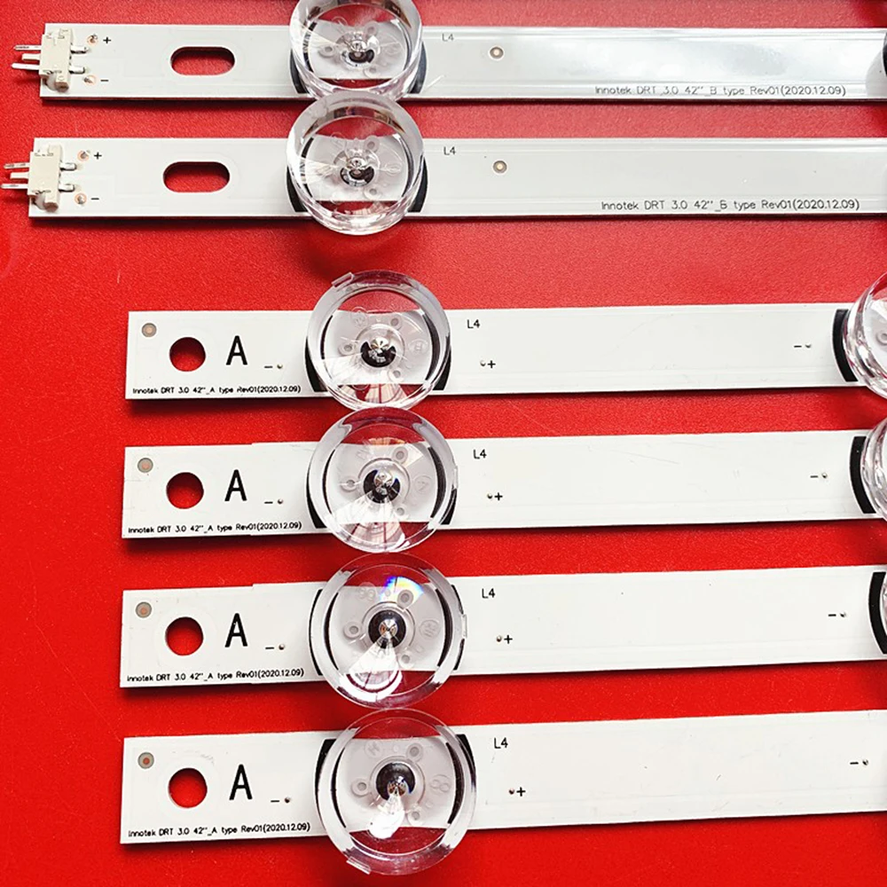backlight strip for drt 3.0 42 42LB650V 42LB561U 42LB582V 42LB582B 42LB5550 DIRECT AGF78402101 T420HVF07 8PCS led cabinet light mini led light stick led light led fill light led light bar