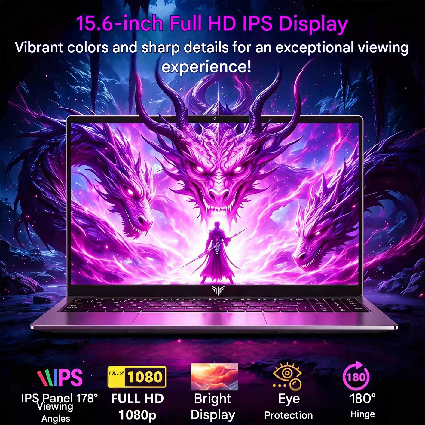 ACEMAGIC LX15PRO Laptop Computer AMD Ryzen 7 7730U Windows Laptop 15.6-in IPS 16GB DDR4 512GB NVMe SSD Numeric Keyboard