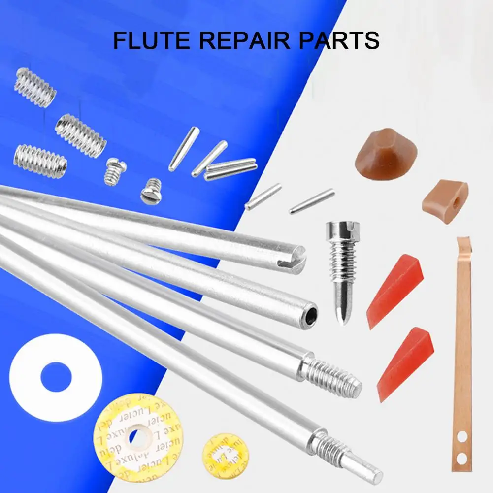 

10Pcs/Set Strong Flute Tools Kit Shaft Rod Wind Instruments Flute Maintenance Tools Flute Maintenance Tools for Beginner