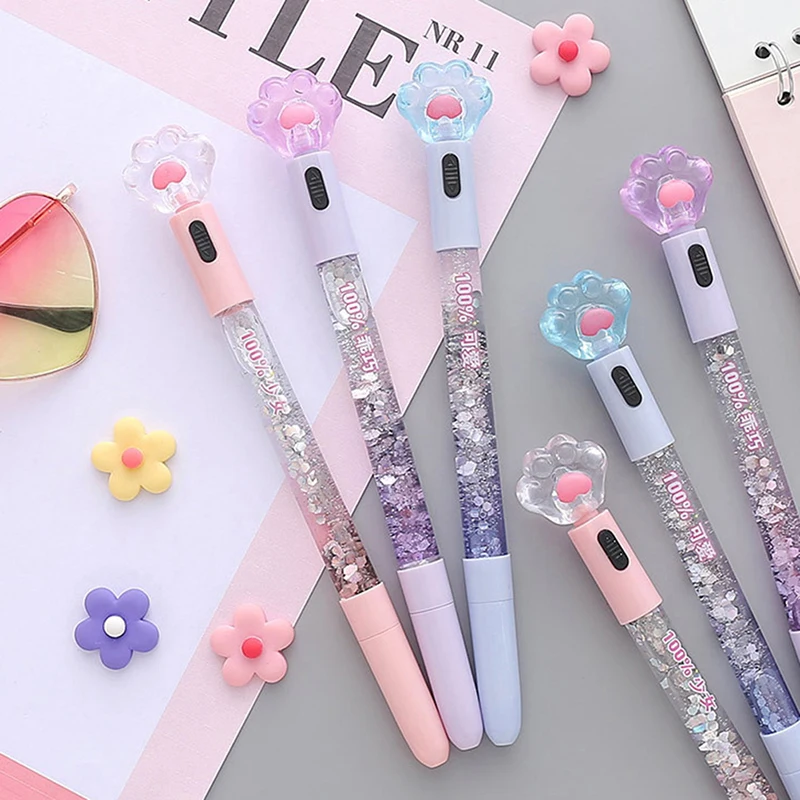 Creative Cat Claw Marker Pens Kawaii Fluorescent - Temu