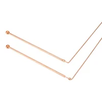 99.9% Pure Copper Dowsing Sticks Metal Detector Rod Copper Probe For Water Gold Finding Treasure Hunting Divination Tools 1