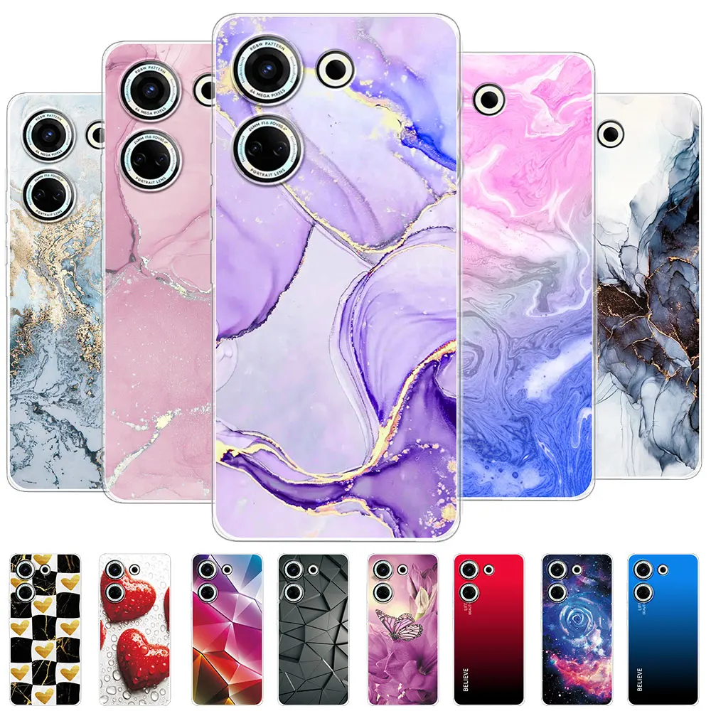 Per Tecno Camon 20 Pro Custodia Trasparente Custodia Morbida In Silicone Tpu Per Tecno Camon 20 18 19 Custodia Tecno Camon 19 Neo 19 Pro Fundas