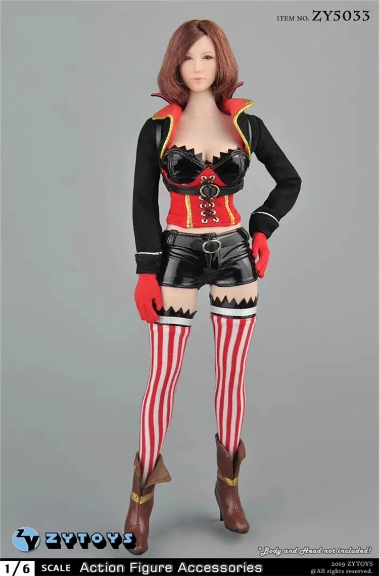 

ZYTOYS ZY5033 1/6 Soldier Clothing Accessories Jean Bart Jacket Shorts Boots Model High Quality Fit 12'' Action Figure In Stock