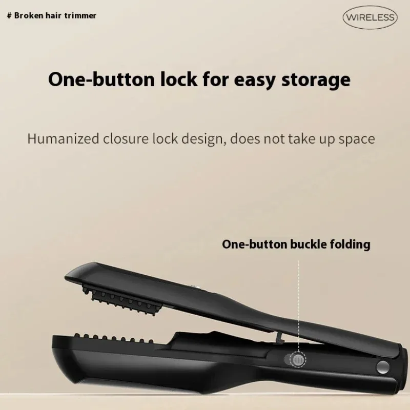 Rechargeable Hair Trimmer Split End Remover Straightener Iron