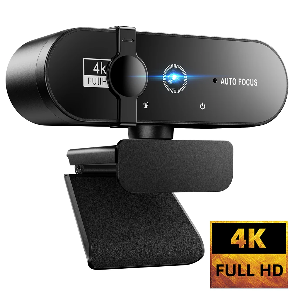 Webcam 4K 1080P Mini Fotocamera 2K Webcam Full Hd Con Microfono Autofocus Web Camera Per Pc Computer Laptop Fotocamera Online
