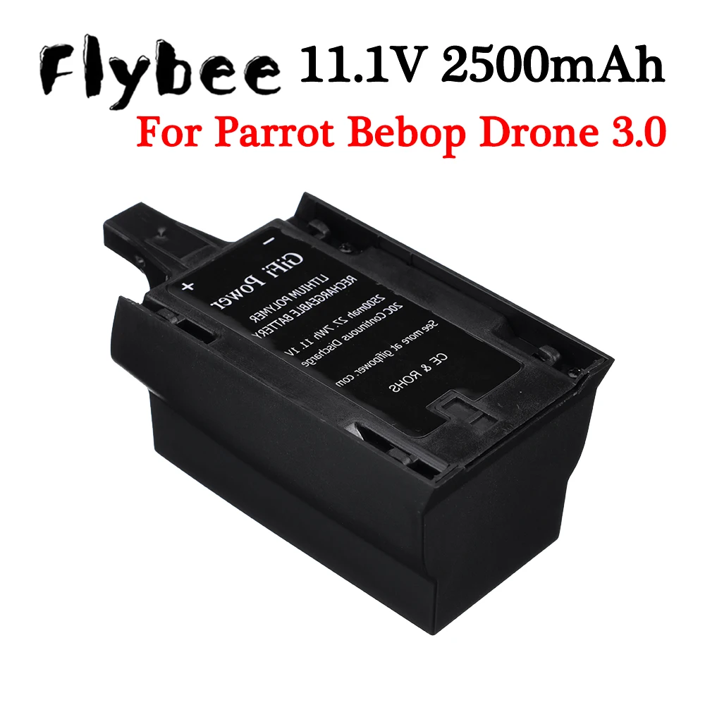 

Upgrade Large Capacity 2500mAh 11.1V 20C Discharge Lipo Battery Drone Backup Replacement Battery For Parrot Bebop Drone 3.0