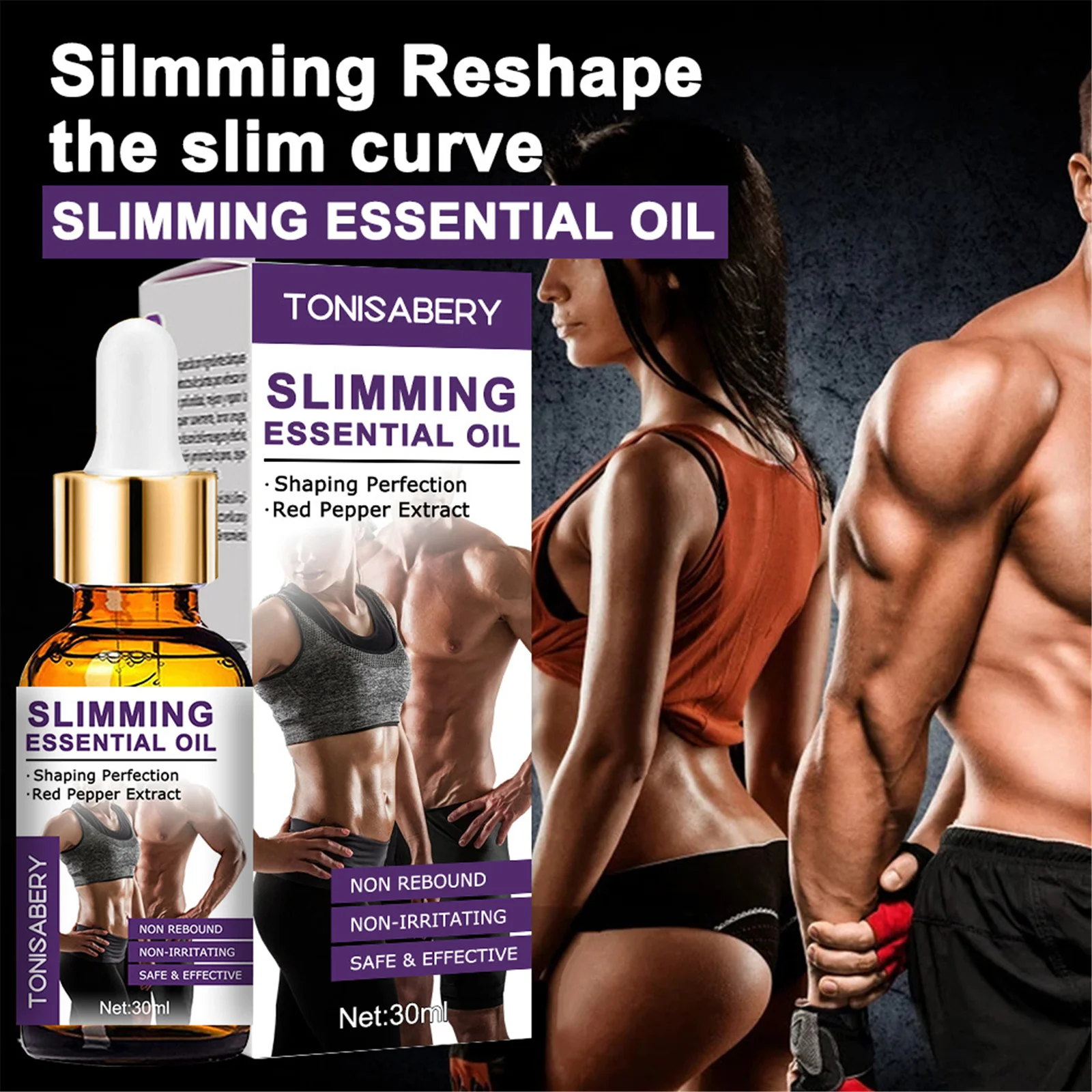 Slimming Body Massage Essential Oil Lifting Firming Weight Loss Anti Cellulite Promote Fat Burning Thin Leg Waist 30ml | Красота и