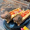 Hot Dog Dachshund Tray Funny Snack Dinner Tray Holder Hot Dog Holder For Home Family Gatherings Parties Restaurants 1