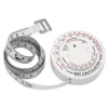 1 Pcs 150cm BMI Body Mass Index Retractable Tape Calculator Diet Tape Measures Tools Automatic Telescopic Tape Measure 3