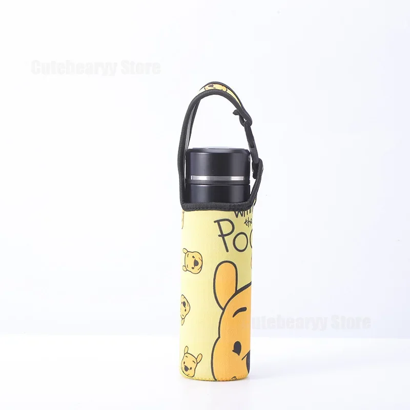 Disney Mickey Cartoon Cup Cover Students Fashion Portable Mug Cover Thickened Thermal Insulation Sports Gifts Cartoon Mug Cover