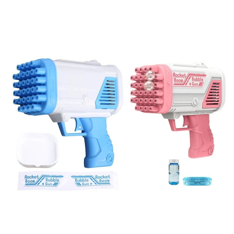 

Rocket Boom Bubble Maker for w/ Fan for Creative Bubble Kids Electronic Gif