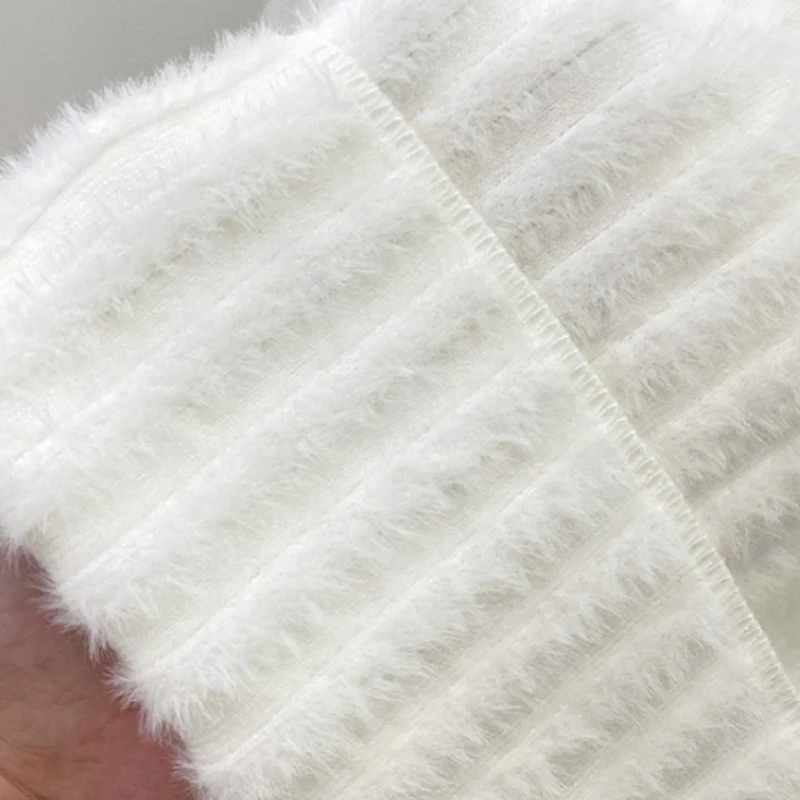 New Autumn/winter Women's Semi-turtleneck Long-sleeved Slim Sweater Warm Elegant One-piece Fleece Casual Knitwear Top