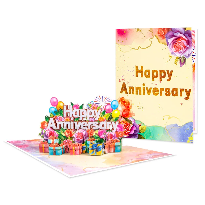 3D Creative Card for Wife and friend Valentines Day Gift Wedding Invitation Customized Card Thank You Postcard Greeting Cards Wedding Invitations Thank You Cards