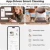 Automatic Cat Litter Box Self Cleaning with APP Control Odor-Free Waste Disposal Large Waste Bin Open-Top for Multiple Cats 5