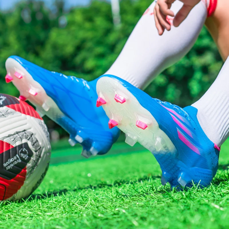 2060FG High Quality Mens Soccer Shoes Turf Soccer Cleats for Kids Sneakers TF/FG Training Football Boots Chuteira Campo 38-44