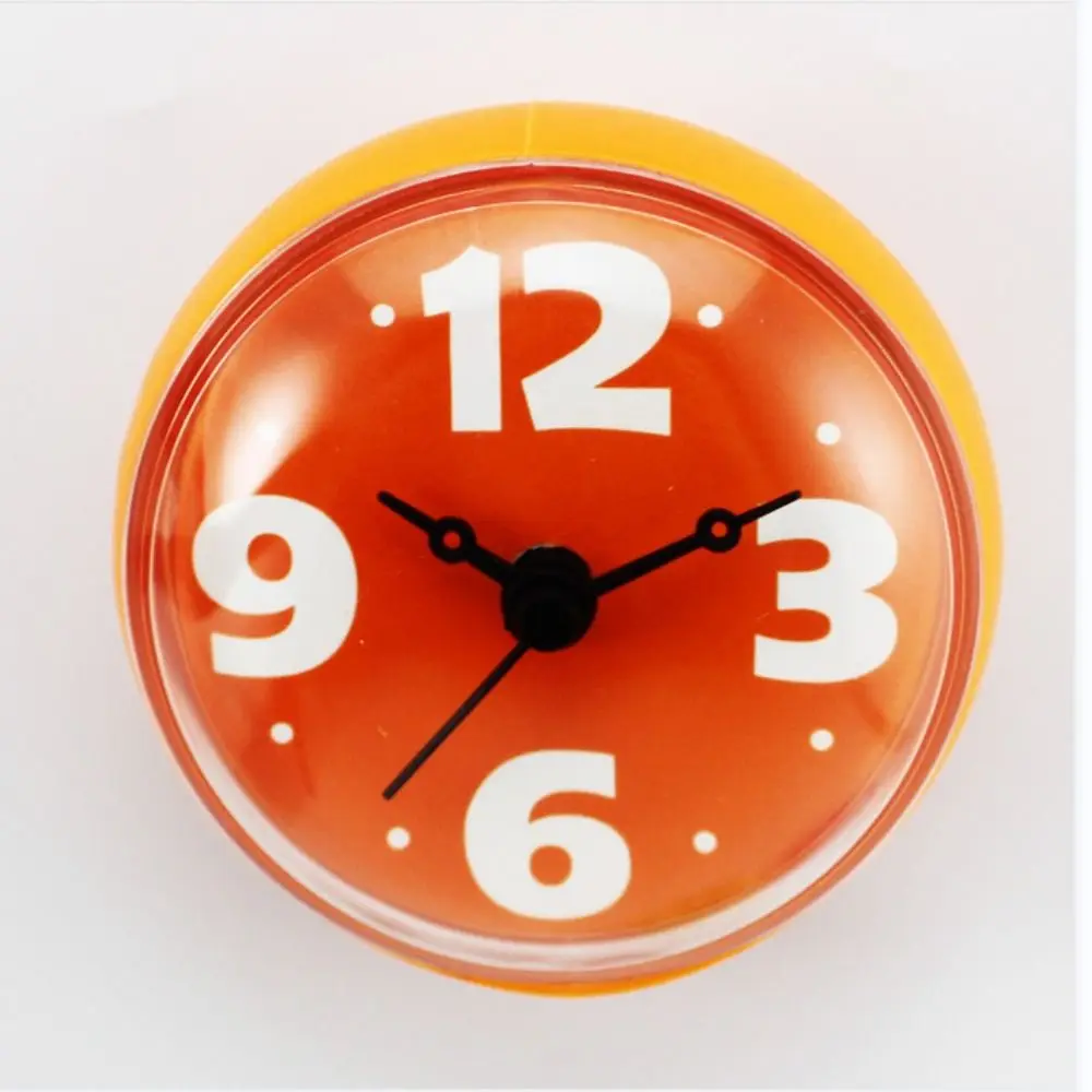 Description Picture 5 of itemPortable Round Shower Clock Waterproof Ant-ifog Wall Clock with Suction Cup Alarm Clock Bathroom&Kitchen