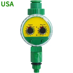 Eco-Friendly Automatic Outdoor Garden Watering Timer (Green-US Stand)