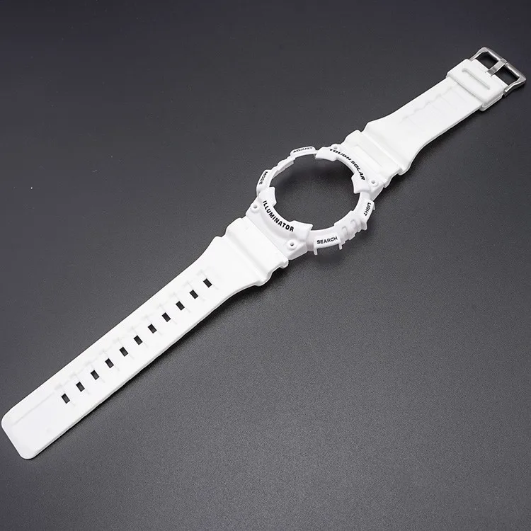 Resin Case Cover for Casio Watch band Bracelet accessories Strap Replacement Watchband for Casio G-Shock AQ-S810W/AQ-S800W Wrist 