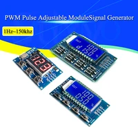 Signal Generator PWM Pulse Frequency Duty Cycle Adjustable Module LCD Display 1Hz-150Khz 3.3V-30V PWM Board Module 1