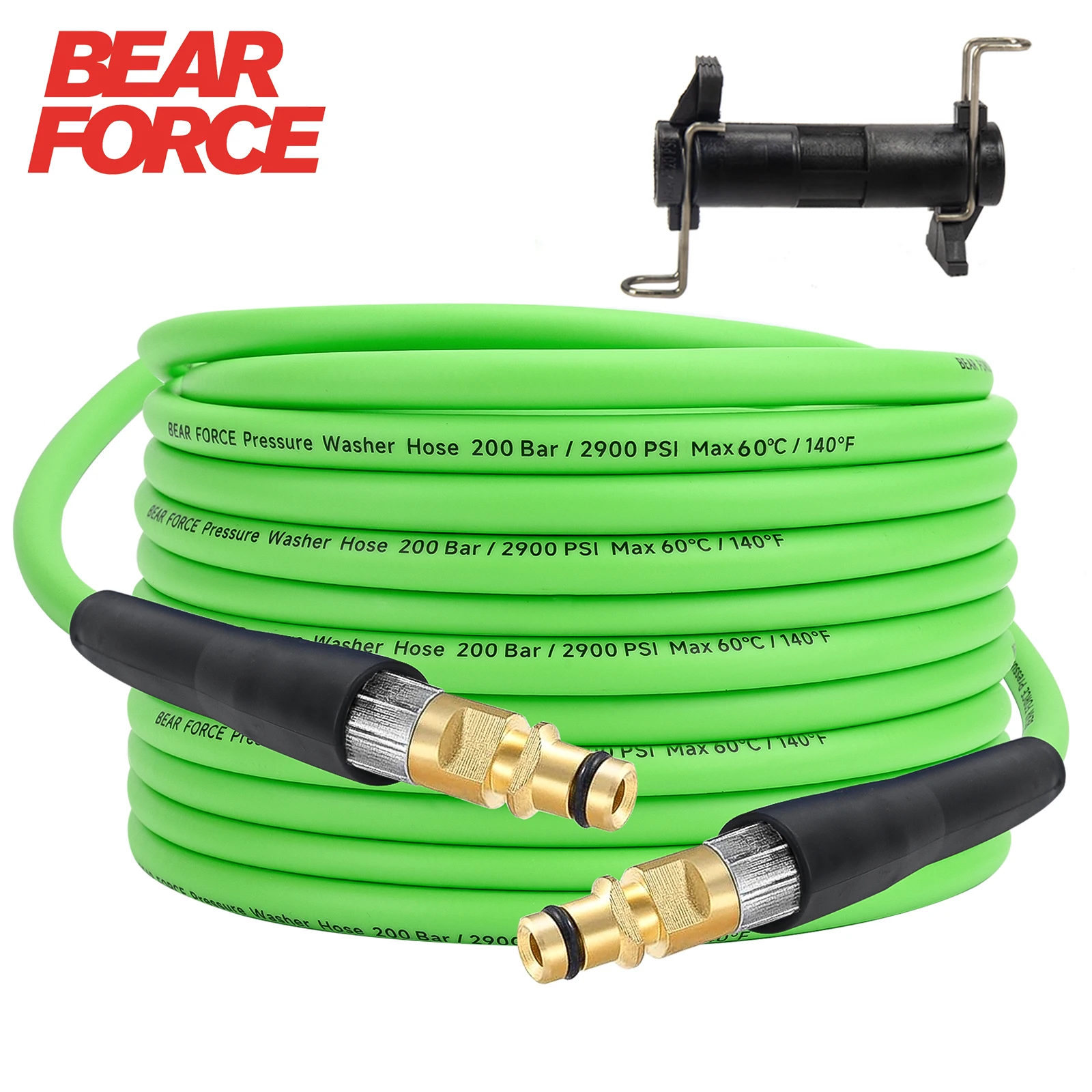 pressure washer hose 10m/32ft Pressure Washer Replacement Hose Super Flexible 2900 PSI Kink Resistant for Karcher K2-K7 Quick Connector