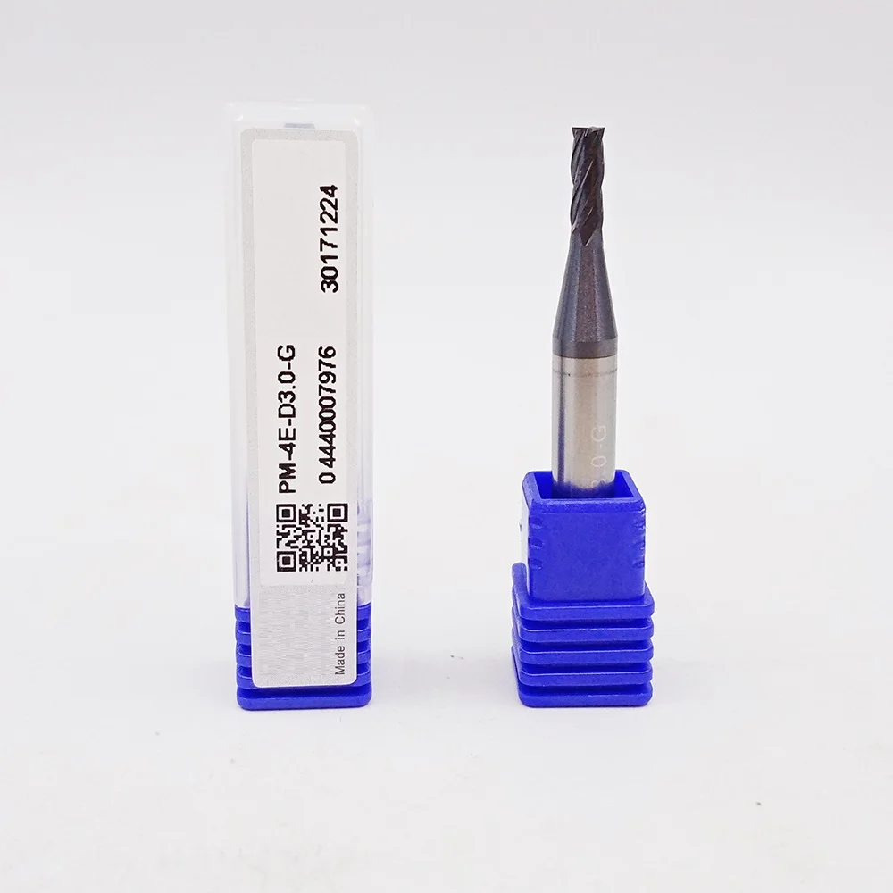 

ZCC End Mills PM-4E-D1.0-G - D6.0-G Solid Tungsten Carbide End Mill 4 Flute