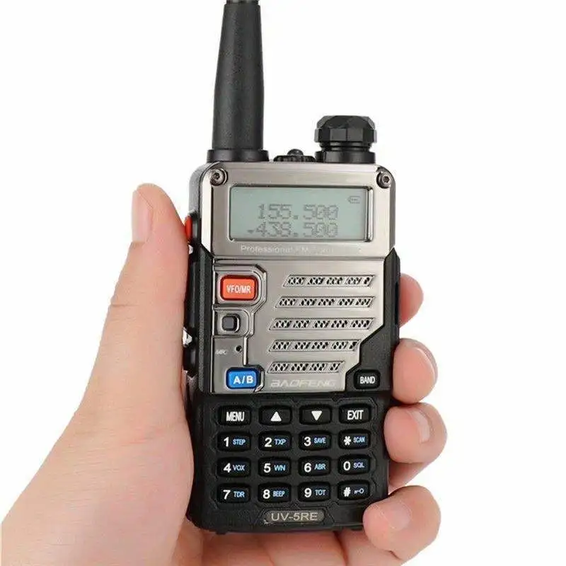 Baofeng handheld radio 5w 1800mah UV-5RE Walkie Talkie Long Range UHF VHF Two-way Radio Interphone