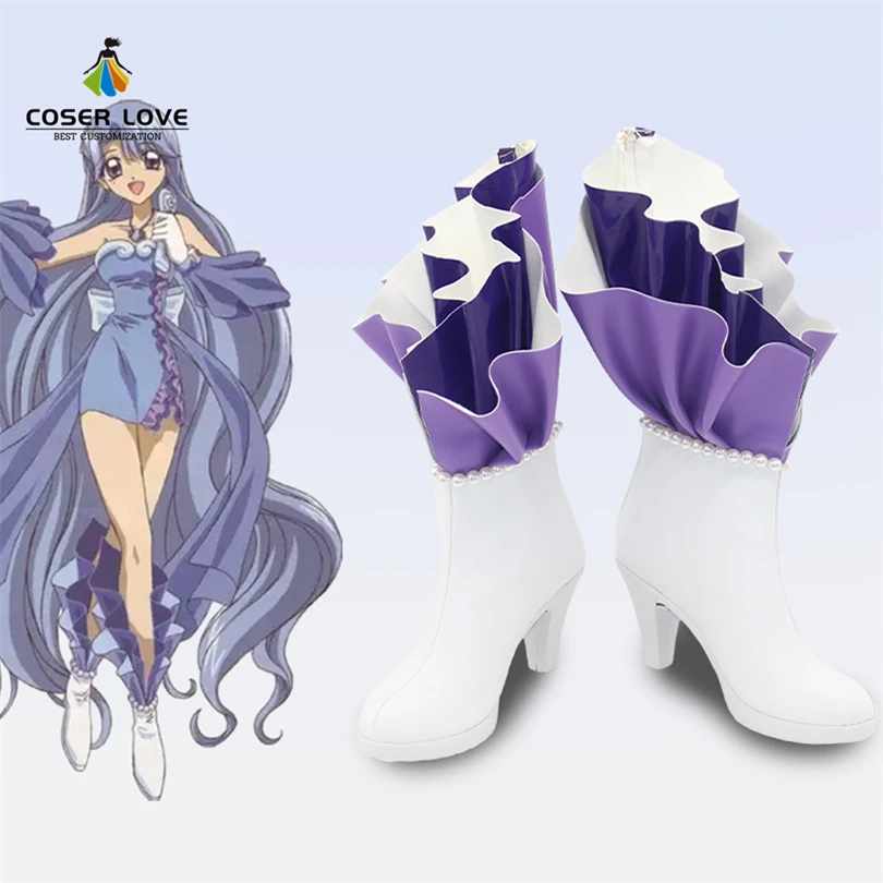 

Ботинки для косплея русалки Melody Noel, ботинки для карнавала, Хэллоуина, Рождества