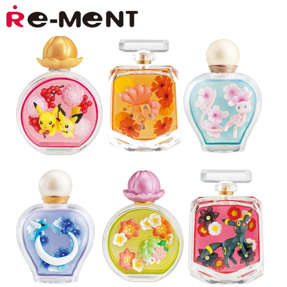 

Original Re-ment Pokemon: Petite Fleur Deux Pikachu & Pichu Vulpix Mew Umbreon Dragonair Shaymin Model Candy Toy Figures