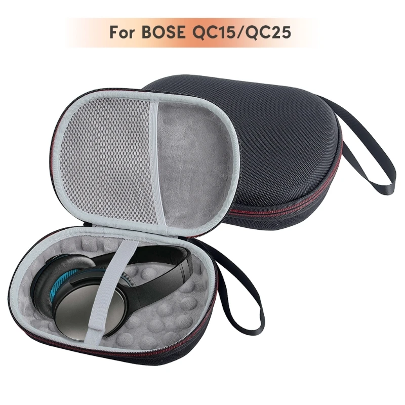 

Защитный чехол для BOSE QC15/QC25/QC35, прочные чехлы из ЭВА с противоударной подкладкой и сетчатыми карманами