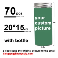 Photo Custom Wooden Personalized Jigsaw Tube Puzzle Picture DIY Kids Toy Decoration Collectiable Gift Present Christmas Bottle 4