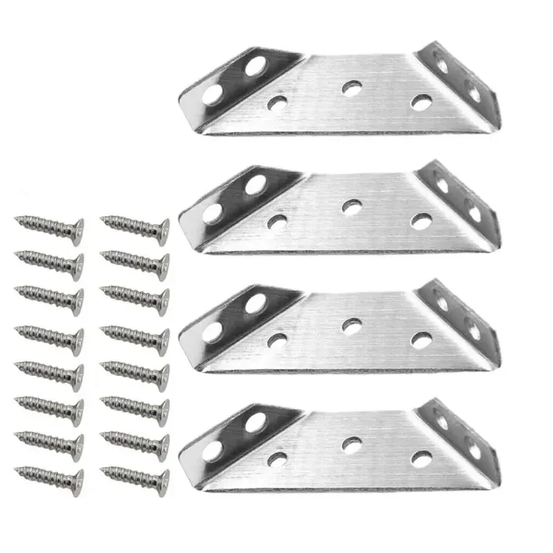 1/2/4PCS Universal stainless steel furniture corner connector