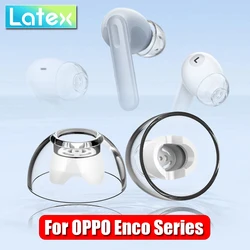 Latex Ear Tips for Oppo Enco X2 Anti-drop Anti-allergic Ear Plugs for OPPO Enco Series Replacement Noise Cancelling EarBuds