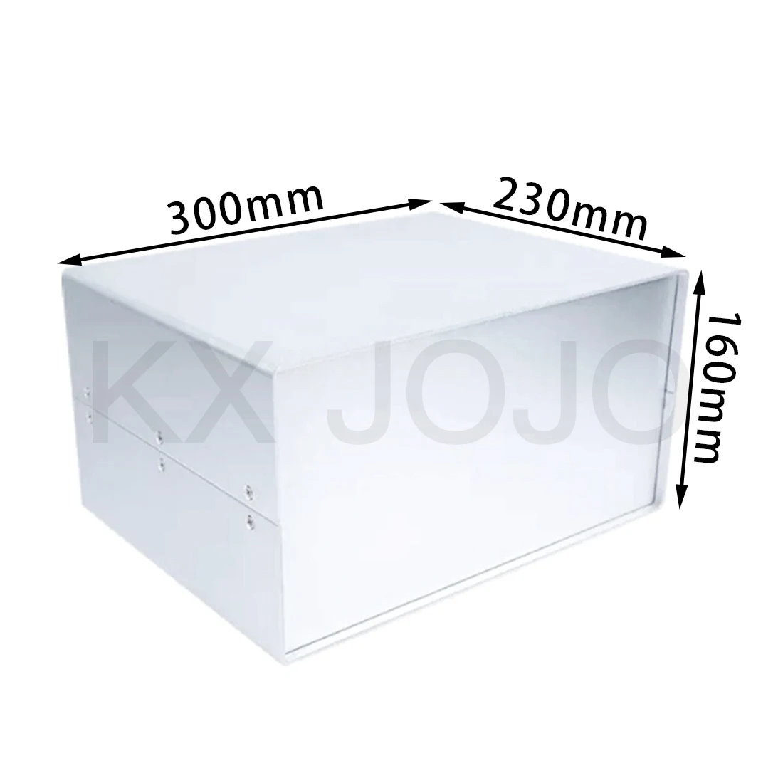 

Aluminium Behuizing 160*300*230m Case Elektronische Project Pcb Instrument Zilver/Zwart DIY Voeding