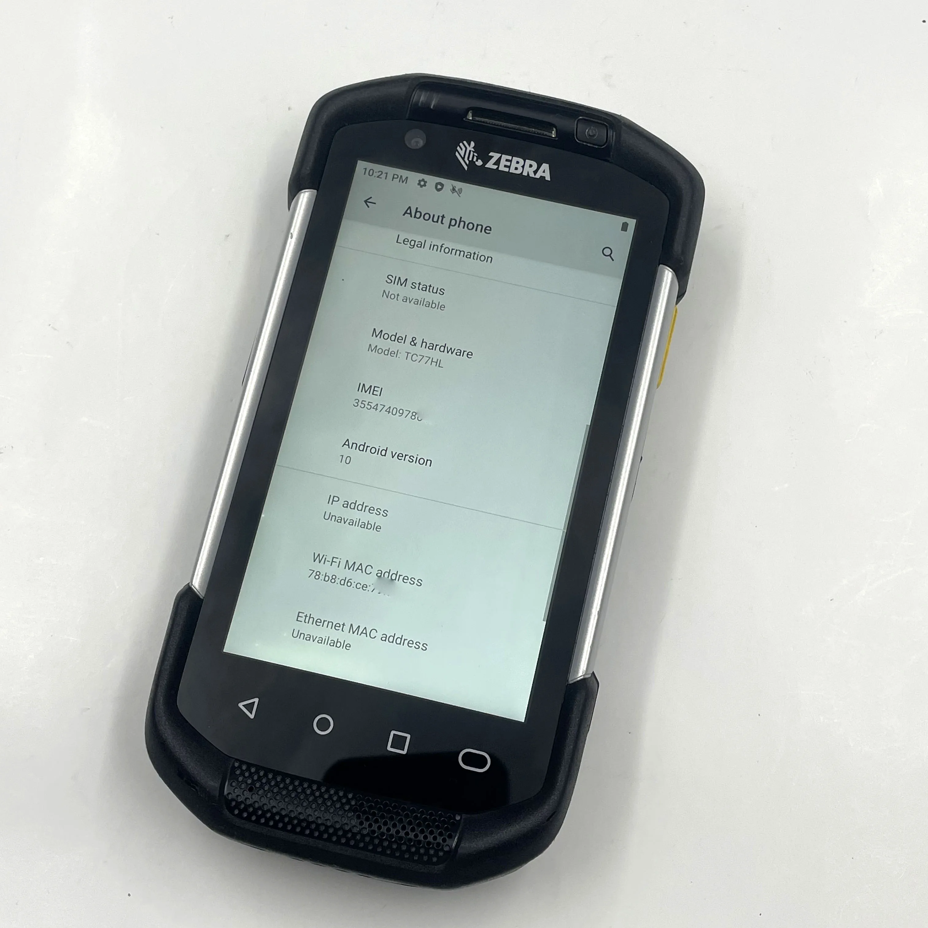 TC77HL PDA Scanner Android Data Collector