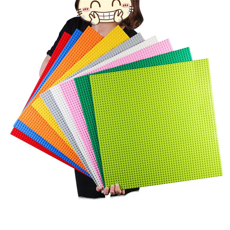 50*50 Punkte Hohe Qualität Grundplatte Fit Klassische Bausteine DIY Grundplatte 40*40 cm Ziegel Spielzeug Thanksgiving Tag/Weihnachten Geschenk