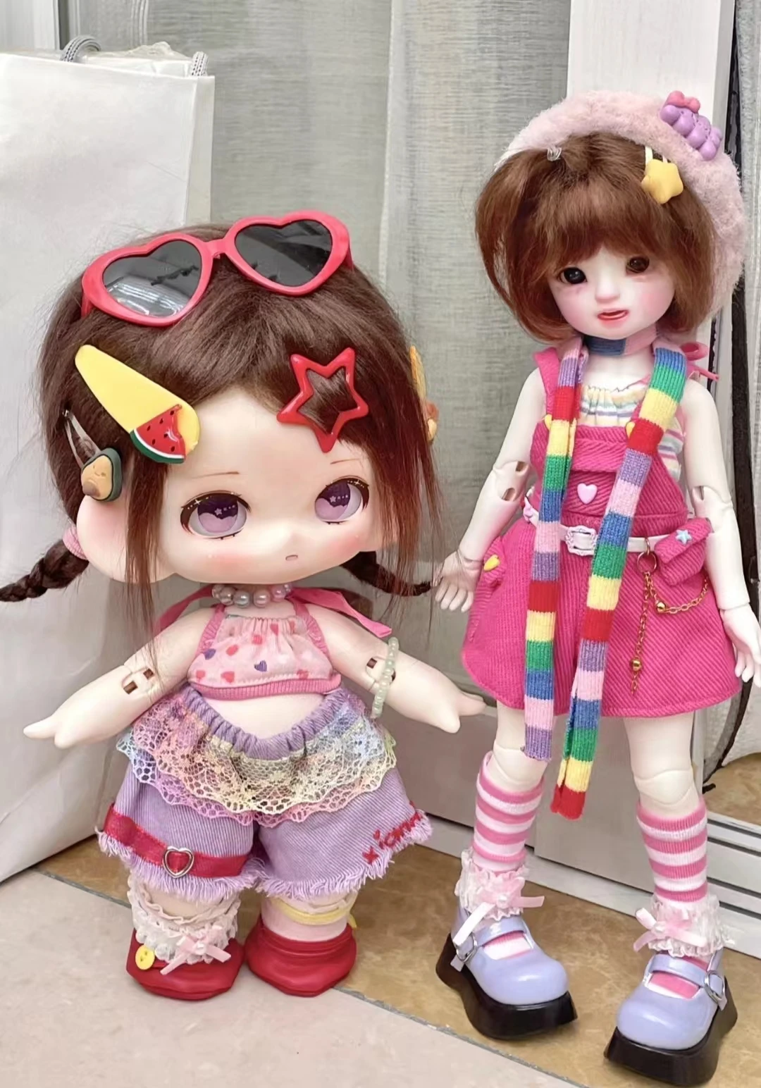BJD doll 13cm 8cm mini doll children's toy birthday gift craft ornaments girl doll DIY toy Free delivery items 6