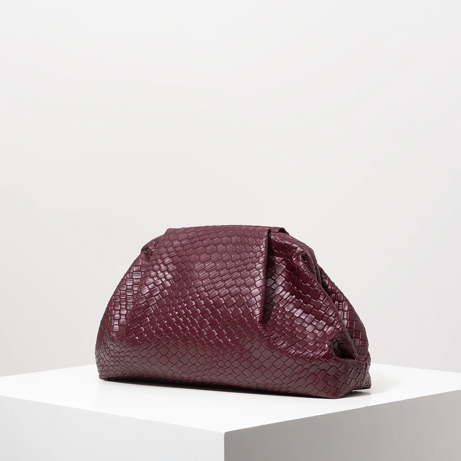 Vintage Clutch Bag - Woven Pattern Close-up