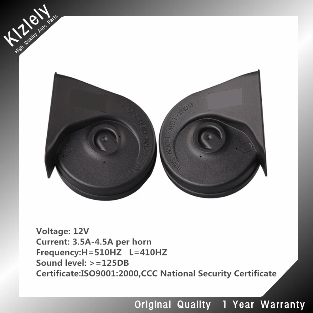 Snail Type Horn 12V 410/510Hz Loud AutoHorn 110-125Db Twin Tone Waterproof Car Horns For BMW E39 E46 E90 E91 E92 E93 E60 E61