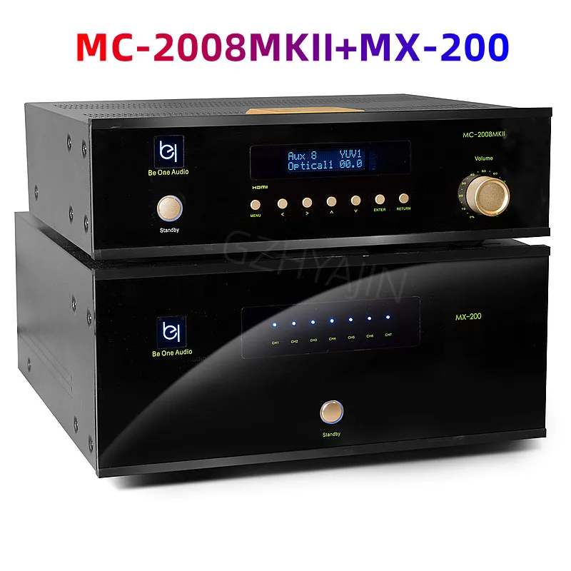 

Beoneway MC-2008MKII + MX-2000 200W * 7 HIFI flagship home 7-канальный домашний кинотеатр, звуковая система переднего и заднего усилителя