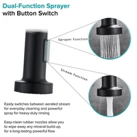 Pull Down Kitchen Faucet Sing Handle Hot Cold Water Mixer Tap 360° Swivel Dual Function Nozzle Kitchen Sink Tap Crane 2