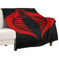 Gi Joe Cobra Enemy Logo Throw Blanket Blanket Sofa Travel Blanket 1