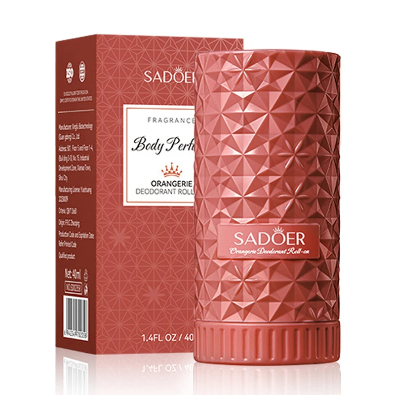SADOER Fragrant Anti Odor Body Cream Roll-On Beads Anti Sweating Odorless Scenting Underarm Neck Deodorant Refreshing Creams 6