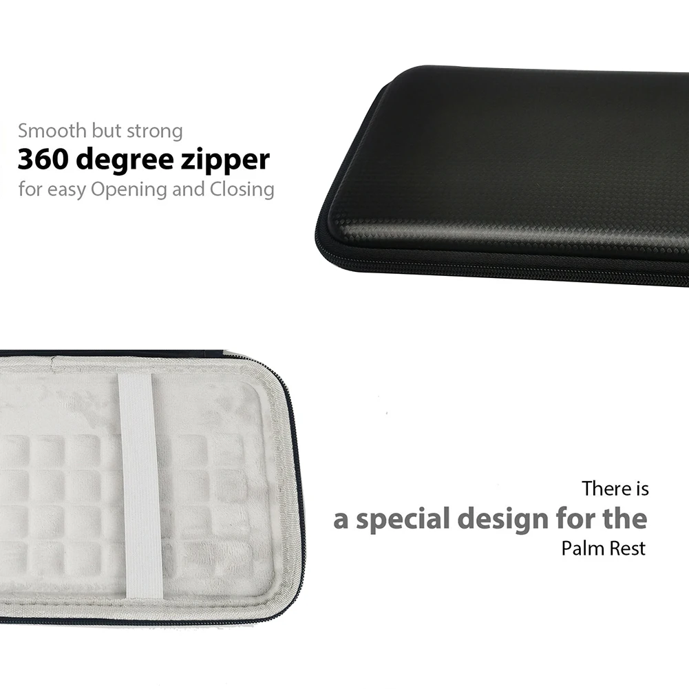 Estojo Portátil para Logitech K380 Apple Magic Mini Ultra-fino Teclado Proteção Caixa de Armazenamento Bolsa à Prova de Poeira com Corda - Imagem 3