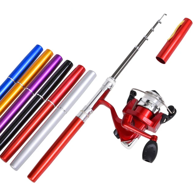 1set Pen Fishing Rod Spinning Wheel Fishing Wheel Portable Pocket Ice Fishing  Rod Sea Rod Fishing Gear Telescopic Fishing Rod - AliExpress