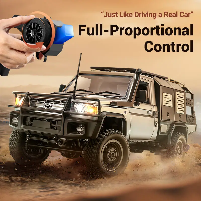 2.4Ghz MN82S 1:12 Supertourer Full Scale Pickup Short Truck 4WD Climbing Cars RC CAR Remote Control Toys For Boys Christmas Gift 4